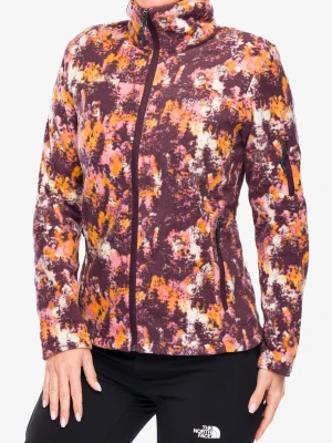 Bluza polarowa damska Columbia Fast Trek Printed Jacket - moonvista timberwild