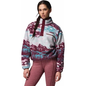 Bluza polarowa damska Helvetia II Printed Crop Columbia