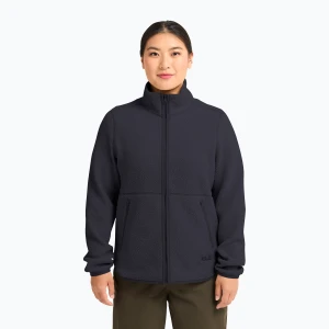 Bluza polarowa damska Jack Wolfskin Lite Curl Full Zip dark navy