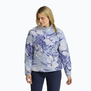 Bluza polarowa damska Jack Wolfskin Paw Era 100 Orint Half Zip paw crystal blue