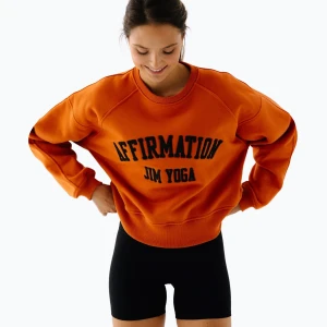 Bluza polarowa damska JOYINME Classic Pullover pumpkin spice Pomarańczowy