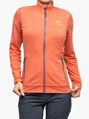 Bluza polarowa damska Karpos Pomedes Fleece - hot coral