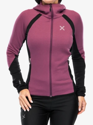 Bluza polarowa damska Montura Altitude Maglia - wine red/light rose