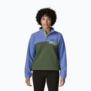 Bluza polarowa damska Patagonia Lightweight Synchilla Snap-T Pullover canopy green
