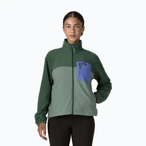 Bluza polarowa damska Patagonia Micro D Patch Pocket cover green