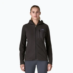 Bluza polarowa damska Patagonia R1 Air Full-Zip Hoody black
