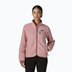 Bluza polarowa damska Patagonia Retro Pile fuzzy mauve Różowy