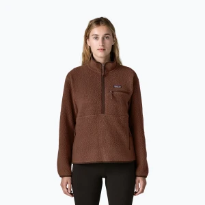 Bluza polarowa damska Patagonia Retro Pile Marsupial berm brown Zielony