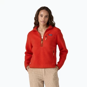 Bluza polarowa damska Patagonia Retro Pile Marsupial madder red