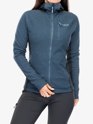 Bluza polarowa damska Rab Capacitor Hoody - orion blue