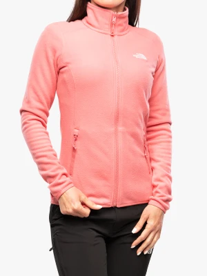 Bluza polarowa damska The North Face 100 Glacier Full Zip - cosmo pink