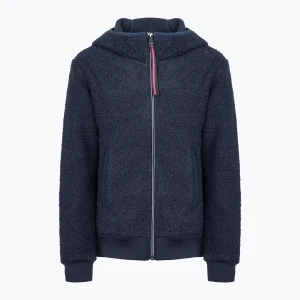Bluza polarowa dziecięca CMP 32P1305 G Fix Hood black/blue