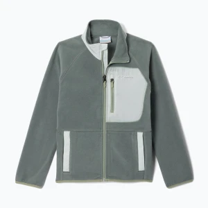 Bluza polarowa dziecięca Columbia Fast Trek V Full Zip sedona sage / tea light Szary