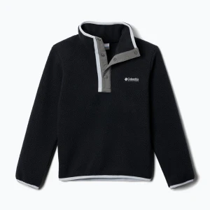 Bluza polarowa dziecięca Columbia Halvetia II Half Snap Fleece black / city grey