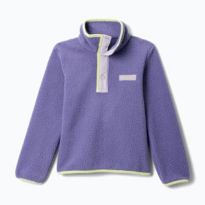 Bluza polarowa dziecięca Columbia Halvetia II Half Snap Fleece stormwatch/lavender pearl