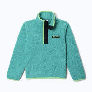 Bluza polarowa dziecięca Columbia Halvetia II Half Snap Fleece teal / black Zielony