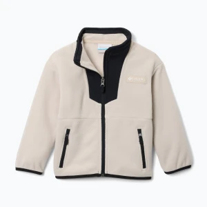 Bluza polarowa dziecięca Columbia Sequoia Grove Full Zip Fleece dark stone / black Szary