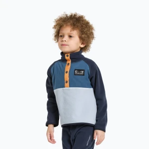 Bluza polarowa dziecięca Didriksons Monte Half Button cloud blue