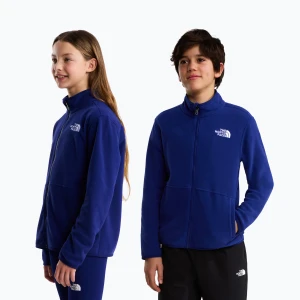 Bluza polarowa dziecięca The North Face Glacier Full Zip bold blue Granatowy