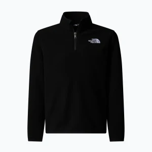 Bluza polarowa dziecięca The North Face Teen Glacier 1/4 Zip black