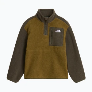 Bluza polarowa dziecięca The North Face Yumiori 1 / 4 Zip caraway seed / ne Brązowy