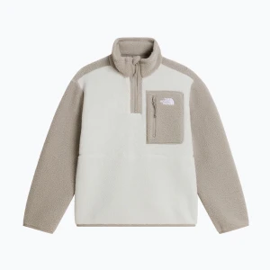 Bluza polarowa dziecięca The North Face Yumiori 1 / 4 Zip cumulus cloud / s Szary