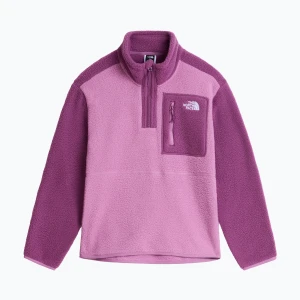 Bluza polarowa dziecięca The North Face Yumiori 1 / 4 Zip hushed lavender Fioletowy