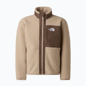 Bluza polarowa dziecięca The North Face Yumiori Full Zip mushroom grey/smokey brown