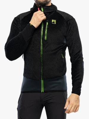 Bluza polarowa Karpos K-Performance H-Loft Fleece - black/green fluo