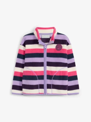 Bluza polarowa marki Lurchi z kontrastowymi detalami BonPrix fioletowy