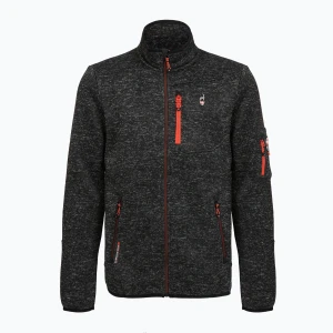 Bluza polarowa męska Aulp Navoy Melanged Knit black 1
