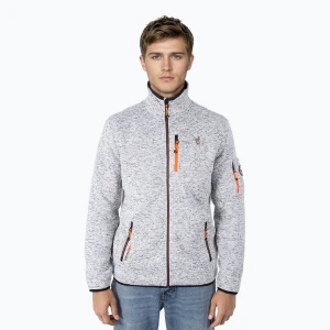 Bluza polarowa męska Aulp Navoy Melanged Knit grey