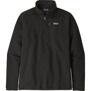 Bluza polarowa męska Better Sweater 1 / 4 Zip Fleece Patagonia Czarny