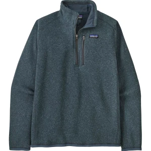 Bluza polarowa męska Better Sweater 1 / 4 Zip Fleece Patagonia Granatowy