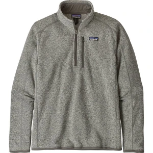 Bluza polarowa męska Better Sweater 1 / 4 Zip Fleece Patagonia Szary