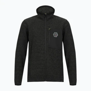 Bluza polarowa męska CMP 35H3907 Melange Knitted antracite melange