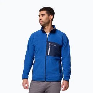 Bluza polarowa męska Columbia Fast Trek Overlay Full Zip mt blue/coll navy