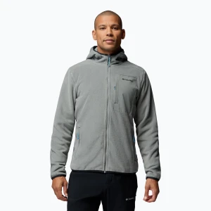 Bluza polarowa męska Columbia Pacific Arch 200 Hooded FZ Fleece Sedona Sage Szary