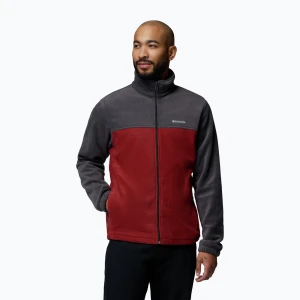 Bluza polarowa męska Columbia Steens Mountain Full Zip 2.0 Shark / Red Oxide Bordowy