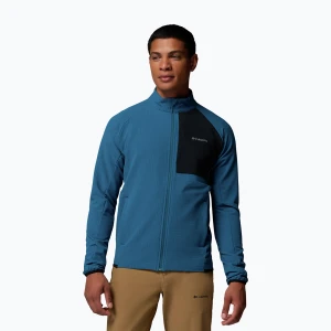 Bluza polarowa męska Columbia Superior Summit Grid Full Zip phoenix blue