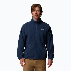 Bluza polarowa męska Columbia Timber Crest MTR Fleece Full Zip collegiate navy Granatowy