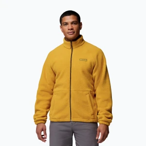 Bluza polarowa męska Columbia Timber Crest MTR Fleece Full Zip squash Żółty