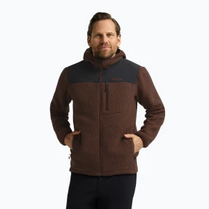 Bluza polarowa męska Jack Wolfskin Kammweg Pile Fz hot choc
