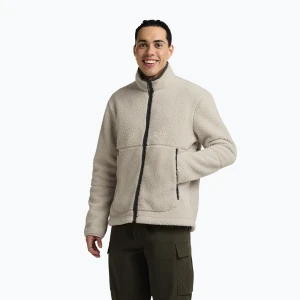 Bluza polarowa męska Jack Wolfskin Stone Lite oyster Beżowy