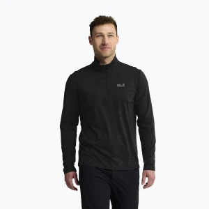 Bluza polarowa męska Jack Wolfskin Trail Half Zip black