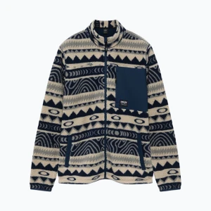 Bluza polarowa męska Oakley Mountain Fire Sherpa abyss norway pattern Szary
