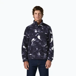Bluza polarowa męska Patagonia Lightweight Synchilla Snap-T Pullover polar breeze: sunken blue Granatowy