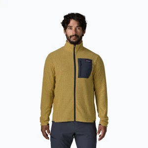 Bluza polarowa męska Patagonia R1 Air lynx tan Żółty