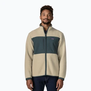 Bluza polarowa męska Patagonia Retro Pile Patch pelican Beżowy