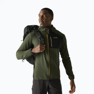 Bluza polarowa męska REGATTA Alven dark khaki/black